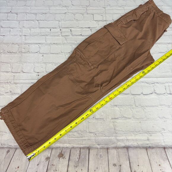 Tna Aritzia Women Utility Cargo Pants Size 2 Cotton Wide Leg C068 -21 - Picture 6 of 16